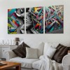 Ulloord Wall Art Posters Canvas Paintings Colorful Pictures for Living Room Home Decor