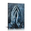 Praying Hands Wall Art Prayer Poster Vintage Famous Painting Framed Wall Hanging Picture Wall Art Renaissance Posters For Home Decor