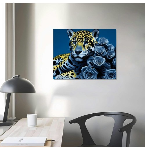 Animal Canvas Wall Art Animal Picture Prints on Canvas Huge for Modern Home Office Bathroom Kid Boy Room Decor