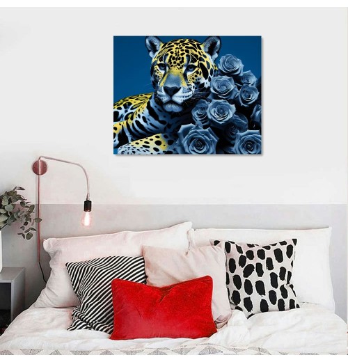 Animal Canvas Wall Art Animal Picture Prints on Canvas Huge for Modern Home Office Bathroom Kid Boy Room Decor