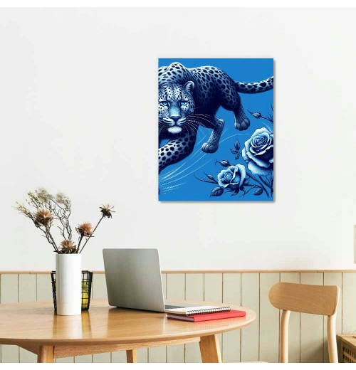 Framed Canvas Wall Art Elegant and Enchanting Animal Picture for Modern Home Decor Perfect for Office Bathroom and Kid's Room Framedand Ready to Hang