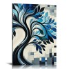 Blue Tree Flowers Oil Paintings on Canvas Abstract Art Pictures Canvas Wall Art Paintings Modern Home Decor Abstract Paintings Ready to Hang