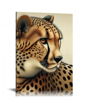 Canvas Prints Wildlife Animal Wall Art Pictures Artwork for Bathroom Bedroom Office Living Room Paintings Decorations Ready to Hang