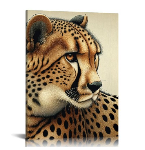 Canvas Prints Wildlife Animal Wall Art Pictures Artwork for Bathroom Bedroom Office Living Room Paintings Decorations Ready to Hang