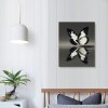 Butterfly Textured Canvas Wall Art for Living Room,Canvas Wall Art Framed Handmade Butterfly Oil Painting Modern Wall Decor Hanging Pictures Bathroom Bedroom Home Office Decor